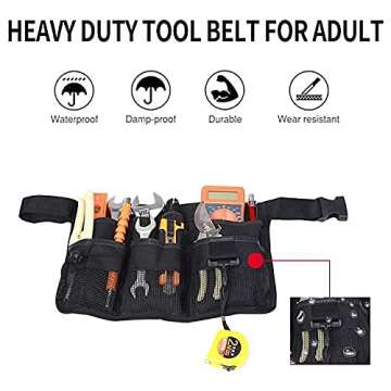 Adjustable Gardening Tool Belt for Men and Women