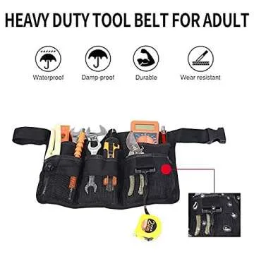 Adjustable Gardening Tool Belt for Men and Women