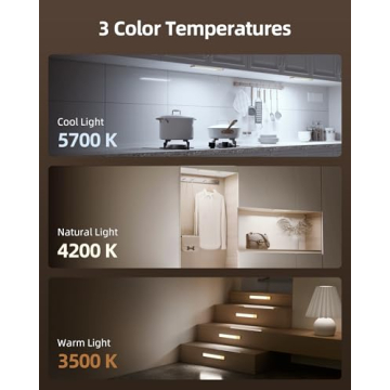 EZVALO 98-LED Motion Sensor Light Rechargeable Wireless