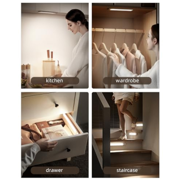 EZVALO 98-LED Motion Sensor Light Rechargeable Wireless