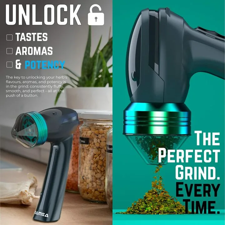 Mamba V2 Electric Herb Grinder - USB Portable Mill