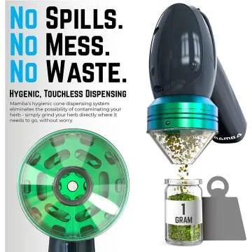Mamba V2 Electric Herb Grinder - USB Portable Mill