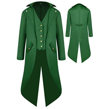 AI'MOURI Medieval Gothic Tailcoat Jacket for Kids - Stylish Steampunk Costume