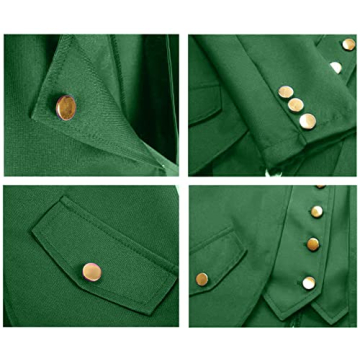 AI'MOURI Medieval Gothic Tailcoat Jacket Kids Steampunk Costume