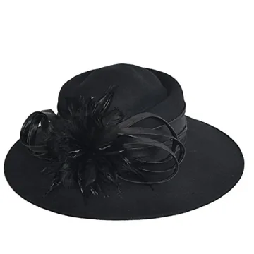 Elegant FORBUSITE Women Wool Felt Dress Hats for All