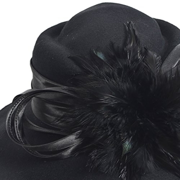 Elegant FORBUSITE Women Wool Felt Dress Hats for All