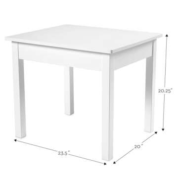 Melissa & Doug Wooden Table & Chairs Set for Kids