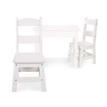 Melissa & Doug Wooden Table & Chairs Set for Kids