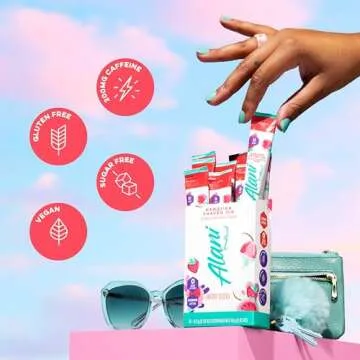 Alani Nu Cherry Slush Energy Stick Packets | 200mg Caffeine | 10 Pack