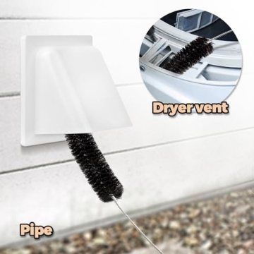 Holikme Dryer Vent Cleaner Kit Flexible Lint Brush Home Safety