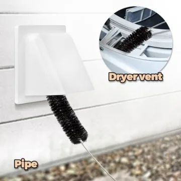 Holikme Dryer Vent Cleaner Kit Flexible Lint Brush Home Safety