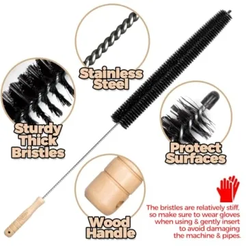 Holikme Dryer Vent Cleaner Kit Flexible Lint Brush Home Safety