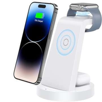 3 in 1 Wireless Charging Station for iPhone & Apple Watch