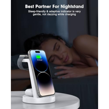 3 in 1 Wireless Charging Station for iPhone & Apple Watch
