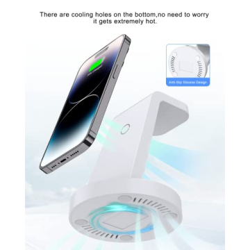3 in 1 Wireless Charging Station for iPhone & Apple Watch