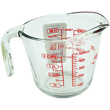 Anchor Hocking 2 Cup Glass Measuring Cup for Precise Cooking