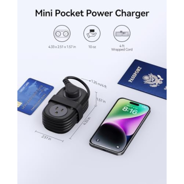 Compact ORICO Travel Power Strip with USB Ports