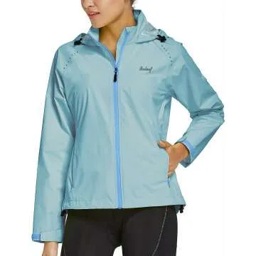 Waterproof Windproof BALEAF Running Jacket for Women
