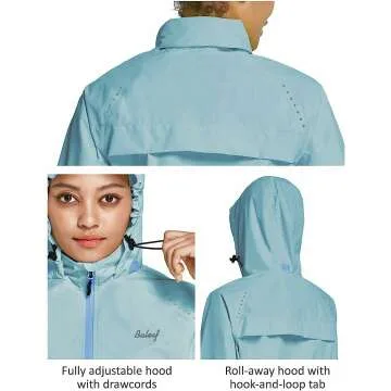 Waterproof Windproof BALEAF Running Jacket for Women