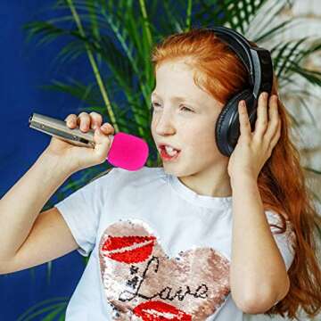 Augshy 30 Pack Microphone Cover，Foam Mic Covers Windscreen Foam Suitable for Most Standard Handheld Microphone (12 Color)