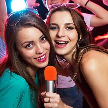 Augshy 30 Pack Microphone Cover，Foam Mic Covers Windscreen Foam Suitable for Most Standard Handheld Microphone (12 Color)