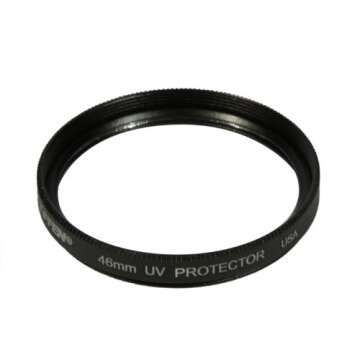 Tiffen 46UVP Slim 46mm UV Protection Filter for Camera Lens, Clear Optical Glass, Impact Resistant, ...