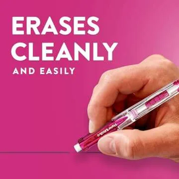 Paper Mate Clearpoint Mechanical Pencils, 0.7 mm Lead Pencil, Refillable, Vibrant Colors, Comfortable Grip, 6 Pack