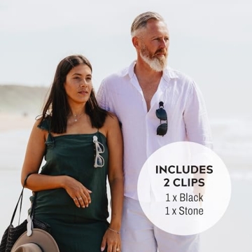 KLIPSTA SPEX Magnetic Glasses Clips - Stylish & Secure Holder