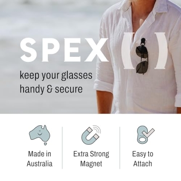 KLIPSTA SPEX Magnetic Glasses Clips - Stylish & Secure Holder