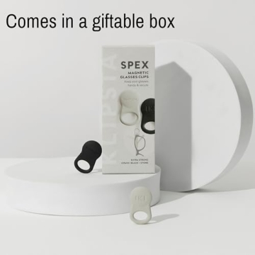 KLIPSTA SPEX Magnetic Glasses Clips - Stylish & Secure Holder