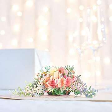 Lovepop Wedding Florals Pop Up Card - Greeting Card, 3D Card, Wedding Cards, Congratulations Cards