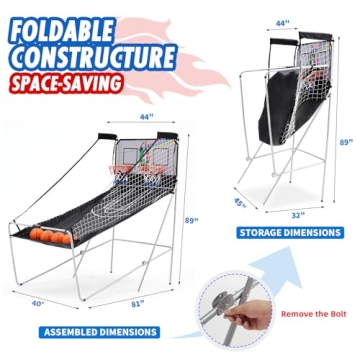 Dual Basketball Arcade Game - 8 Game Modes & Fun for All