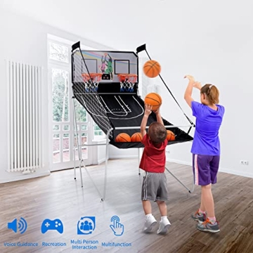 Dual Basketball Arcade Game - 8 Game Modes & Fun for All