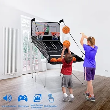 Dual Basketball Arcade Game - 8 Game Modes & Fun for All