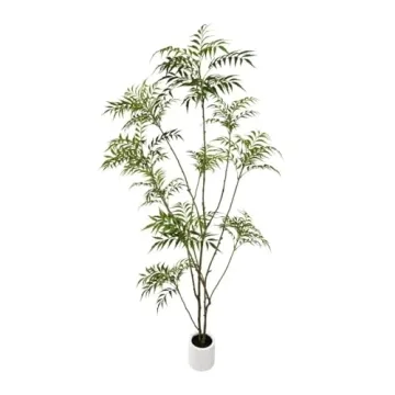 VIGGDA Artificial Mahonia fortunei Tree 82in Tall - Realistic Faux Greenery for Home Decor
