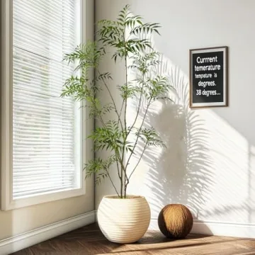 VIGGDA 82in Mahonia Fortunei Tree - Stunning Faux Plant Decor