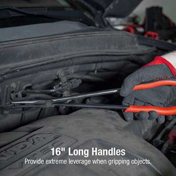 SUNEX TOOLS 3706V 4 Pc 16" Long Reach Plier Set