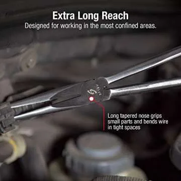 SUNEX TOOLS 3706V 4 Pc 16" Long Reach Plier Set