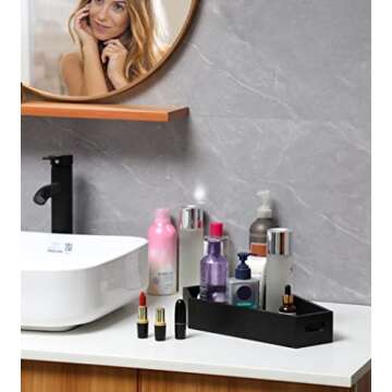 Wood Coffin Tray -Spooky Gothic Home Decor-Black Wooden Coffin Shaped Craft Serving Box-Halloween Creepy Goth Decorative Candle Holder for Bathroom Kitchen Organizer Party Platter