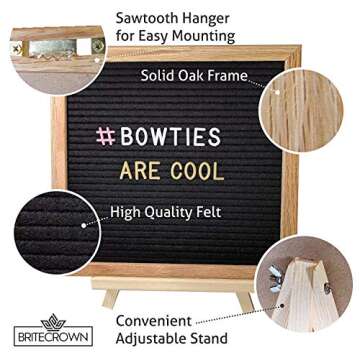 Felt Letter Boards (One-Sided (Black))