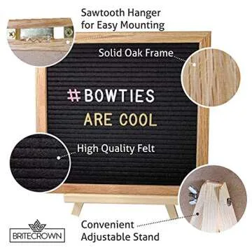 Felt Letter Boards (One-Sided (Black))