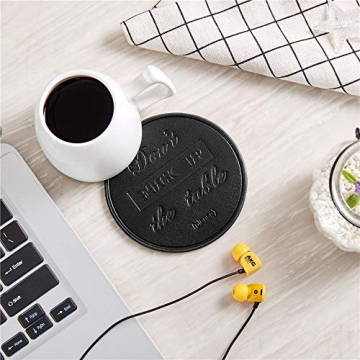 Funny Coasters - Thipoten 6 Pcs Leather Set for Home