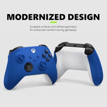 Xbox Wireless Gaming Controller 2025 Shock Blue - Ultimate Multi-Device Play