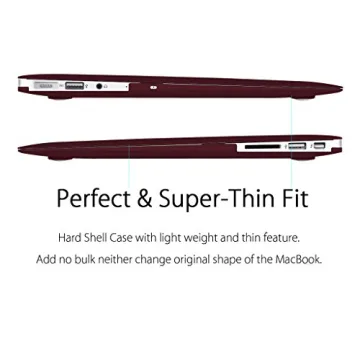 UESWILL Smooth Matte Hard Shell Case for MacBook Air 13"