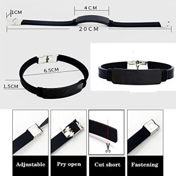 SC 5Psc Basketball Silicone Bracelet Durable Sports Wristband