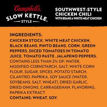 Campbell's Southwest-Style Chicken Chili 15.7 oz Bowl