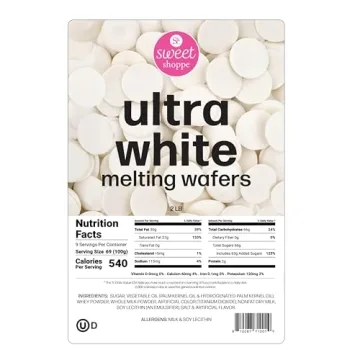 Sweet Shoppe Ultra White Melting Wafers for Dipping and Drizzling