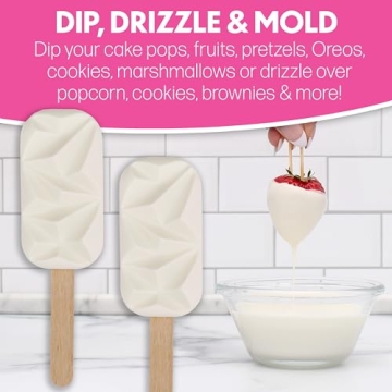 Sweet Shoppe Ultra White Melting Wafers for Dipping and Drizzling