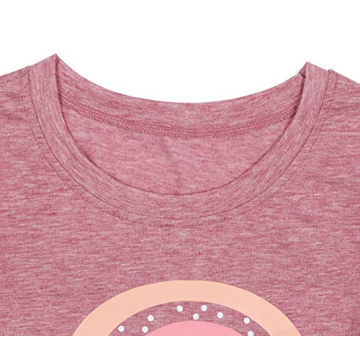 Rainbow Teacher T-Shirt for Women - Cute Graphic Casual Top