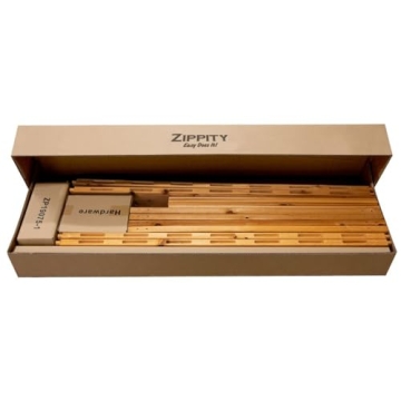 Zippity Decorative No Dig Wood Fence Kit for Outdoor Use